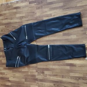 Zara leather pants